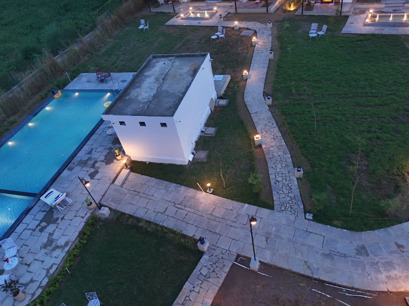 Aerial view of RajVana