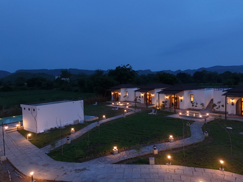Aerial view of RajVana