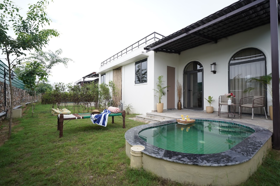 RajVana exterior surrounded by nature